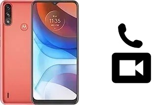 Faça chamadas de vídeo com um Motorola Moto E7 Power