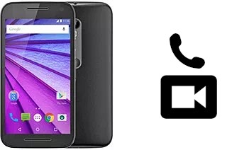 Faça chamadas de vídeo com um Motorola Moto G (3rd gen)