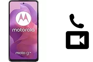 Faça chamadas de vídeo com um Motorola Moto G24