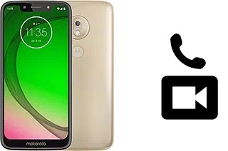 Faça chamadas de vídeo com um Motorola Moto G7 Play