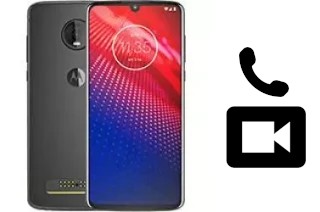 Faça chamadas de vídeo com um Motorola Moto Z4 Force