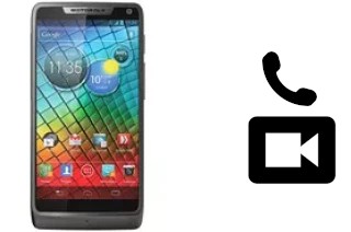 Faça chamadas de vídeo com um Motorola RAZR i XT890