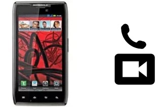 Faça chamadas de vídeo com um Motorola RAZR MAXX