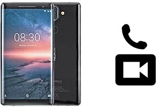 Faça chamadas de vídeo com um Nokia 8 Sirocco