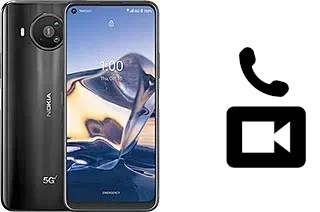 Faça chamadas de vídeo com um Nokia 8 V 5G UW