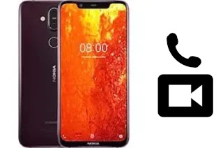 Faça chamadas de vídeo com um Nokia 8.1