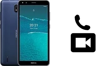 Faça chamadas de vídeo com um Nokia C1 2nd Edition