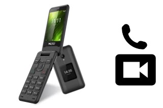 Faça chamadas de vídeo com um NUU Mobile F4L Flip Phone