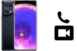 Faça chamadas de vídeo com um Oppo Find X5 Pro