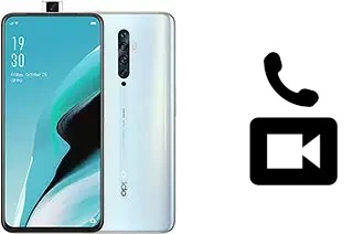 Faça chamadas de vídeo com um Oppo Reno2 F