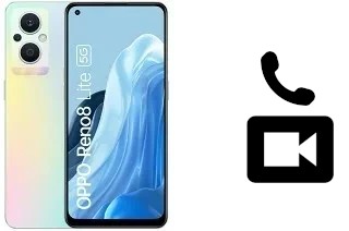 Faça chamadas de vídeo com um Oppo Reno8 Lite