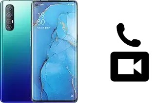 Faça chamadas de vídeo com um Oppo Reno3 Pro