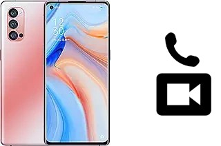 Faça chamadas de vídeo com um Oppo Reno4 Pro 5G