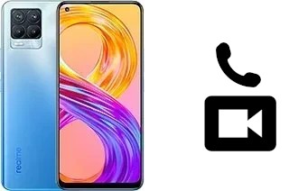 Faça chamadas de vídeo com um Realme 8 Pro