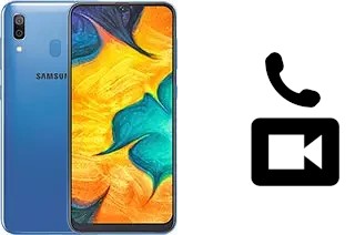 Faça chamadas de vídeo com um Samsung Galaxy A30