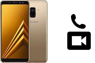 Faça chamadas de vídeo com um Samsung Galaxy A8 (2018)