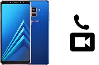 Faça chamadas de vídeo com um Samsung Galaxy A8+ (2018)