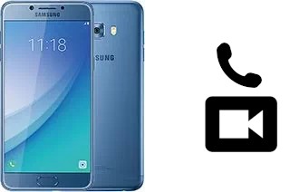 Faça chamadas de vídeo com um Samsung Galaxy C5 Pro