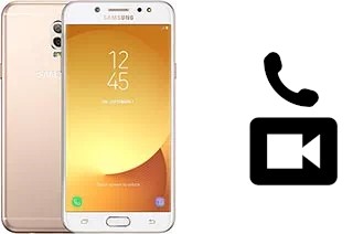 Faça chamadas de vídeo com um Samsung Galaxy C7 (2017)