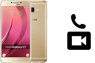 Faça chamadas de vídeo com um Samsung Galaxy C7