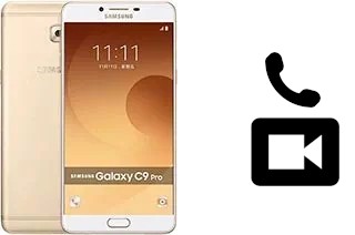 Faça chamadas de vídeo com um Samsung Galaxy C9 Pro