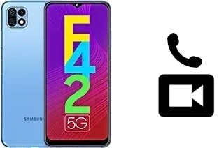 Faça chamadas de vídeo com um Samsung Galaxy F42 5G