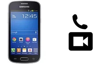 Faça chamadas de vídeo com um Samsung Galaxy Fresh S7390