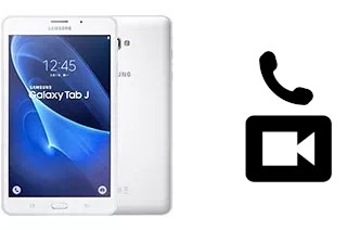 Faça chamadas de vídeo com um Samsung Galaxy Tab J