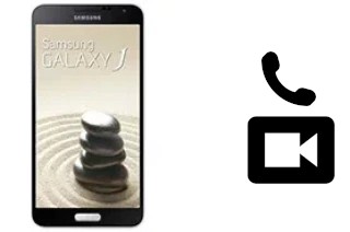 Faça chamadas de vídeo com um Samsung Galaxy J