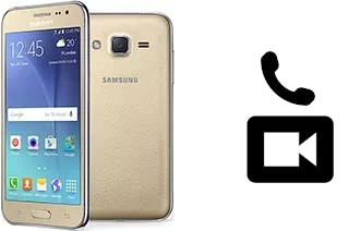 Faça chamadas de vídeo com um Samsung Galaxy J2