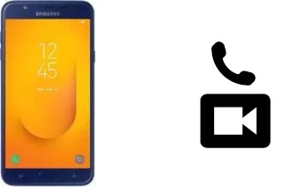 Faça chamadas de vídeo com um Samsung Galaxy J7 Duo (2018)