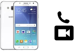 Faça chamadas de vídeo com um Samsung Galaxy J7