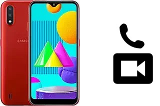 Faça chamadas de vídeo com um Samsung Galaxy M01