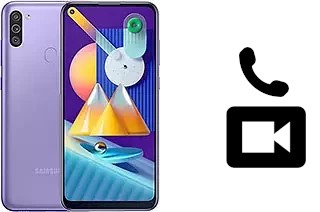 Faça chamadas de vídeo com um Samsung Galaxy M11