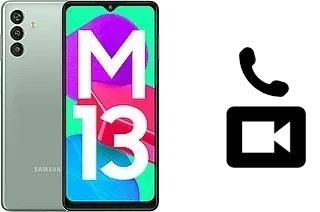 Faça chamadas de vídeo com um Samsung Galaxy M13 (India)