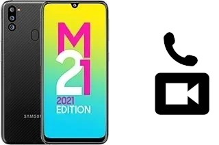 Faça chamadas de vídeo com um Samsung Galaxy M21 2021