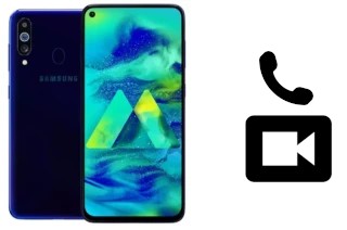 Faça chamadas de vídeo com um Samsung Galaxy M40