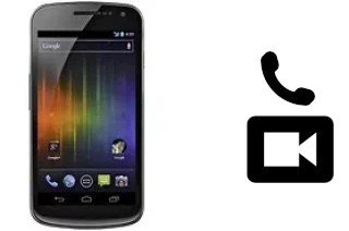 Faça chamadas de vídeo com um Samsung Galaxy Nexus I9250