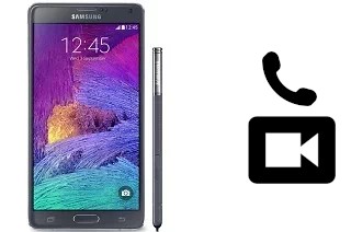 Faça chamadas de vídeo com um Samsung Galaxy Note 4