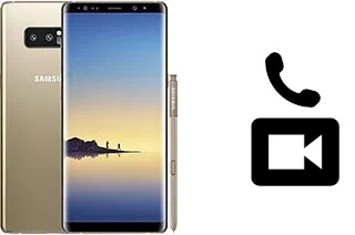 Faça chamadas de vídeo com um Samsung Galaxy Note8