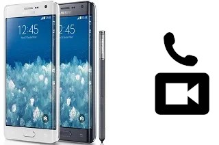 Faça chamadas de vídeo com um Samsung Galaxy Note Edge