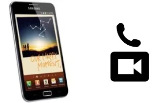 Faça chamadas de vídeo com um Samsung Galaxy Note N7000