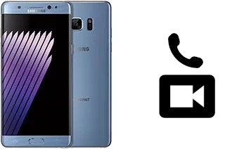 Faça chamadas de vídeo com um Samsung Galaxy Note7