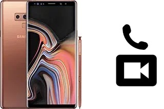 Faça chamadas de vídeo com um Samsung Galaxy Note9