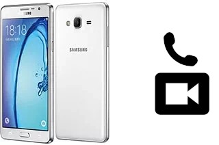 Faça chamadas de vídeo com um Samsung Galaxy On7 Pro