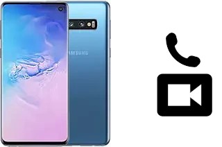 Faça chamadas de vídeo com um Samsung Galaxy S10e SD855