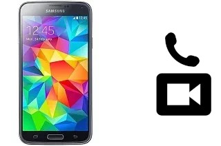 Faça chamadas de vídeo com um Samsung Galaxy S5 TD-LTE