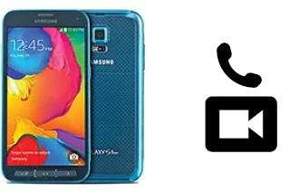 Faça chamadas de vídeo com um Samsung Galaxy S5 Sport