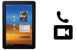 Faça chamadas de vídeo com um Samsung Galaxy Tab 10.1 LTE I905