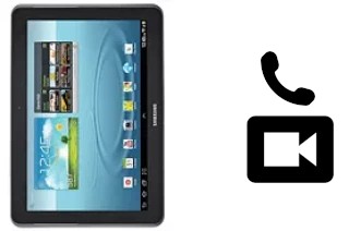 Faça chamadas de vídeo com um Samsung Galaxy Tab 2 10.1 CDMA